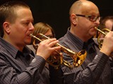 Division 1 winners Bjørsvik Brass in action